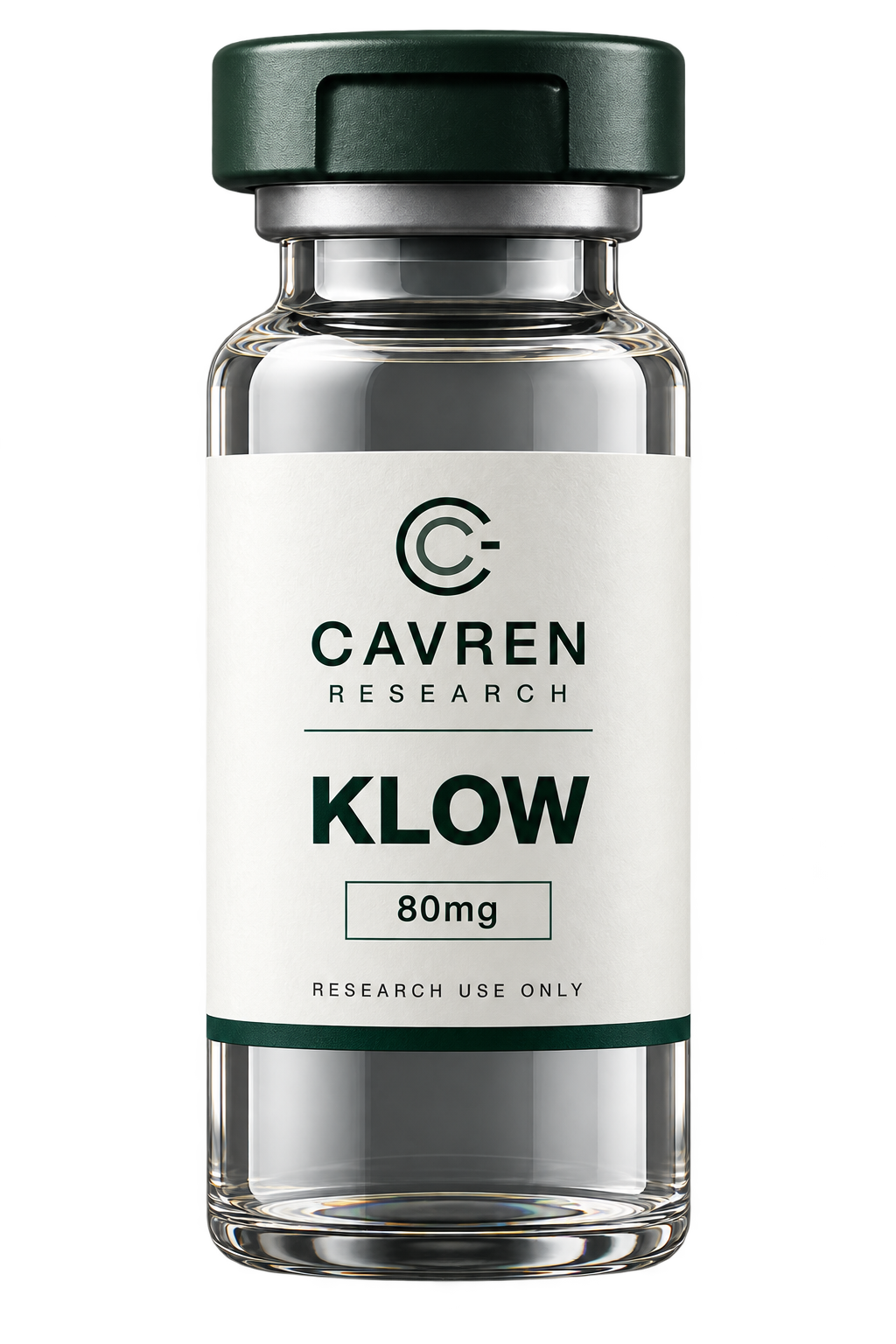 Cavren Research laboratory vial, KLOW, 80mg