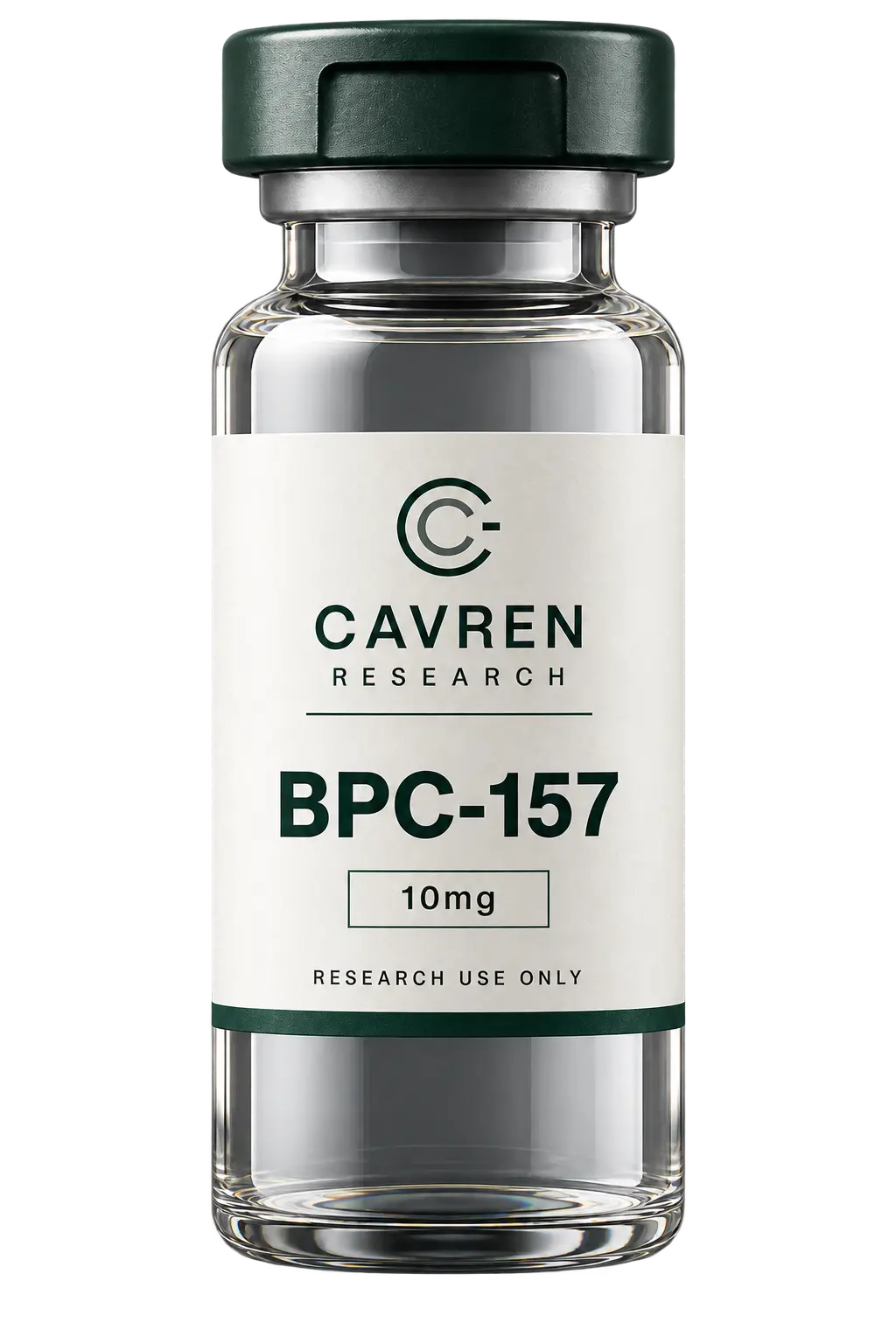 Cavren Research laboratory vial, BPC-157, 10mg